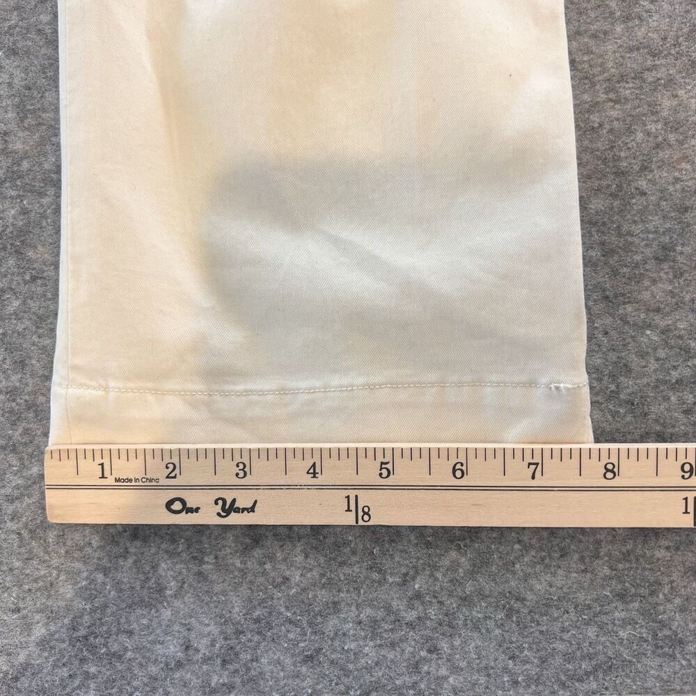 Polo Ralph Lauren Men’s Stretch Cotton Twill Chino Pant Cream Color Size 33/30 - Picture 5 of 12